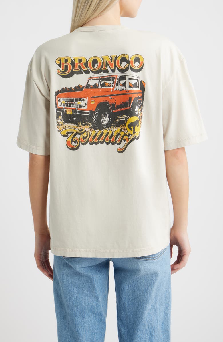 Junk Food Bronco Graphic Print Cotton T-Shirt, Alternate, color, Birch