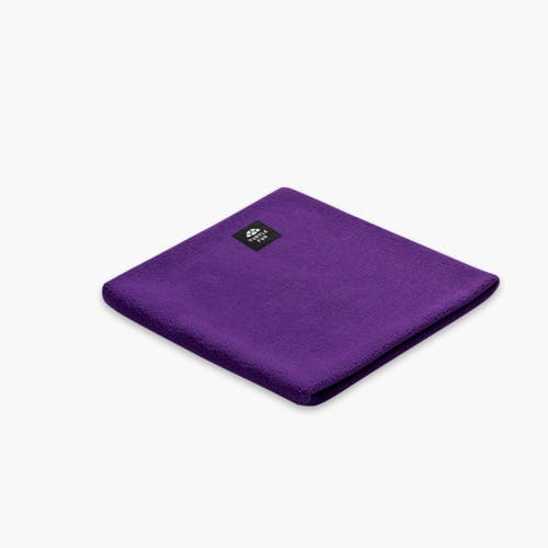 Turtle Fur Double-layer Fleece Neck Warmer In Purple