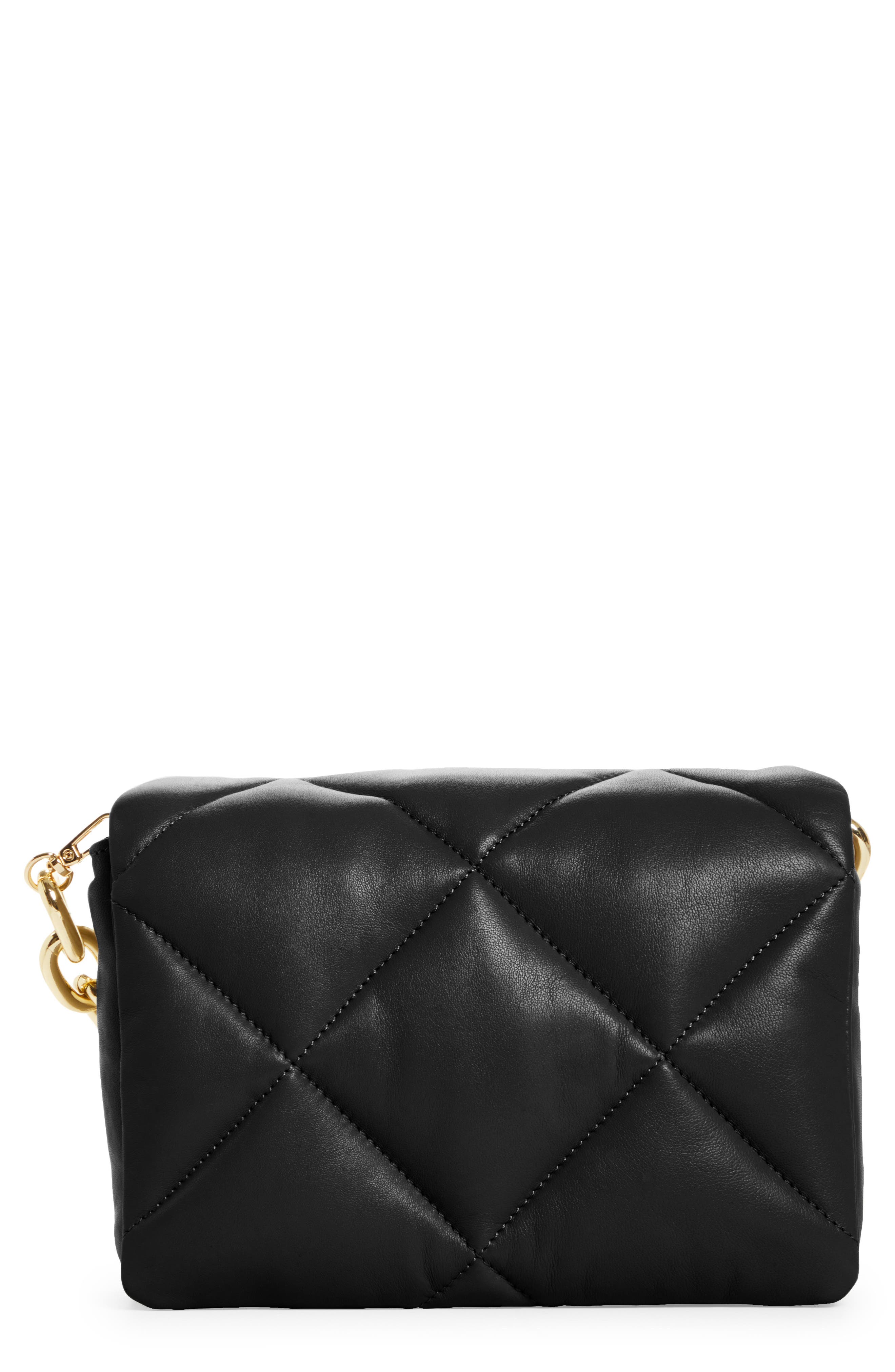 Stand Studio Mini Brynn Quilted Lambskin Leather Shoulder Bag, Main, color, 