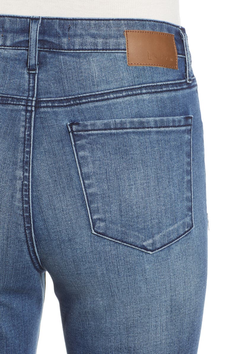 Leith High Waist Flare Jeans, Alternate, color, 