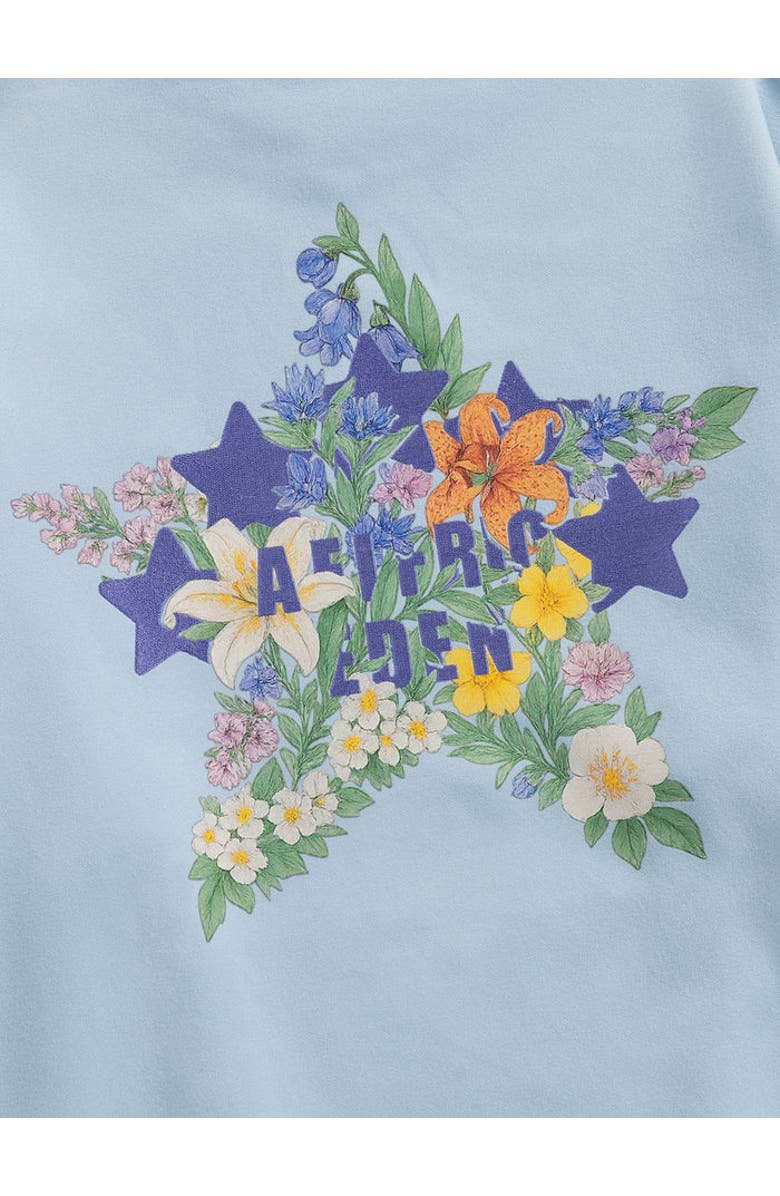 AELFRIC EDEN Floral Eden Star Pullover Hoodie, Alternate, color, Blue