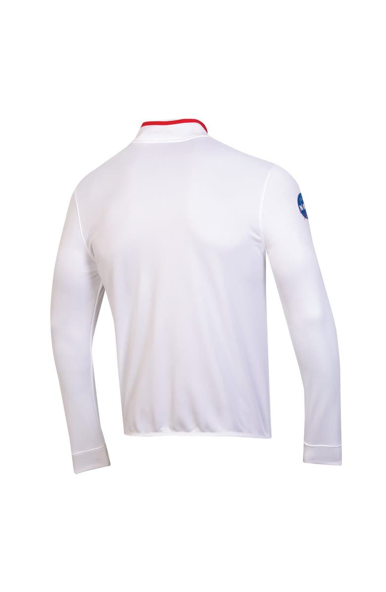 Under Armour Men's Under Armour White Navy Midshipmen 2022 Special Games Quarter-Zip Pullover Top, Alternate, color, 