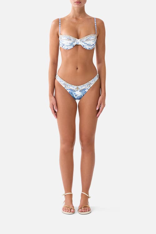Camilla Mini Regular Bikini Bottom In The Porcelain Parlour