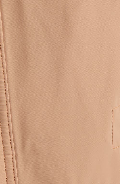 HUGO BOSS BOSS DADICO WATER REPELLENT FAUX FUR TRIM DOWN HOODED PARKA