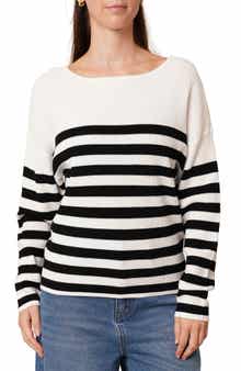 CYRUS Stripe Waffle Sweater