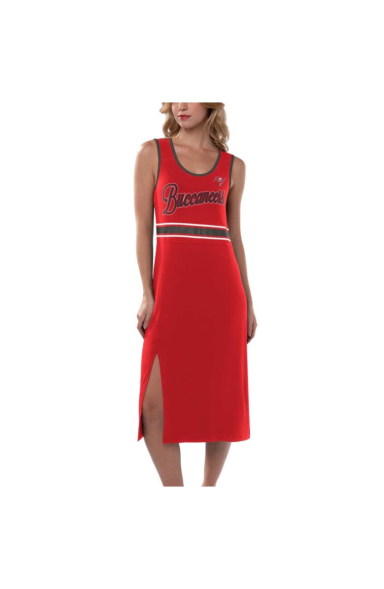 G-III 4HER BY CARL BANKS Women's G-III 4Her by Carl Banks Red Tampa Bay Buccaneers Main Field Maxi Dress, Main, color, Red