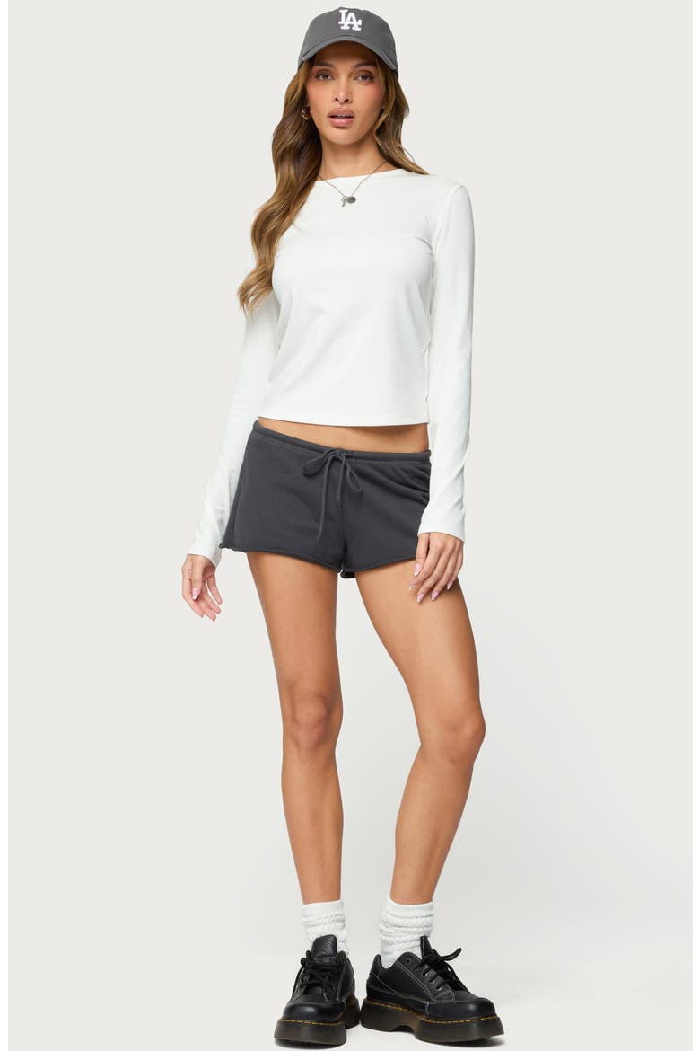 Leeroy French Terry Shorts, Alternate, color, DARK-GRAY