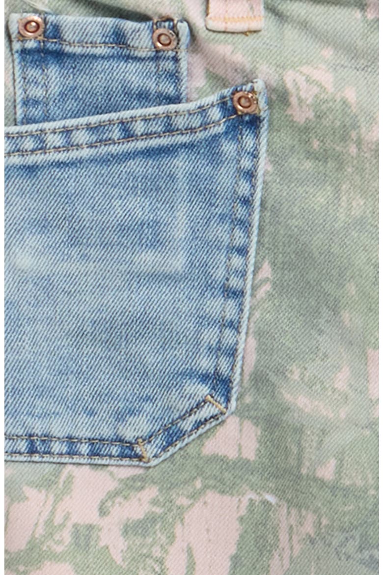 Kids' Camo Denim Shorts, Alternate, color, PINK CAMO