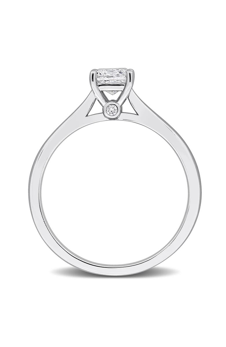 Created Forever Princess Cut Lab Grown Diamond Solitaire Ring, Alternate, color, 