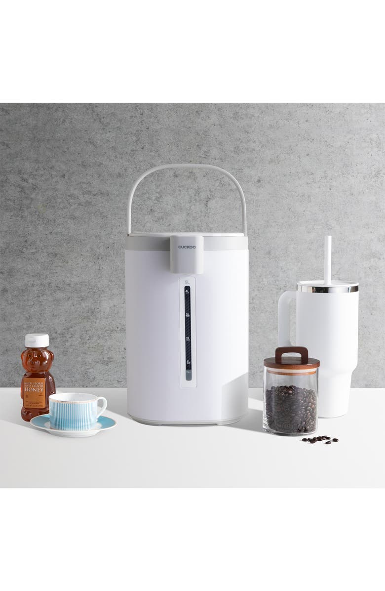 Cuckoo Hot Water Dispenser and Warmer, Alternate, color, Matte White