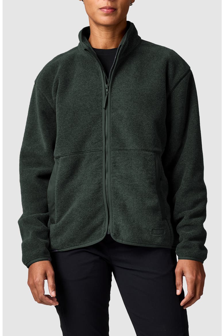 Deming Fleece Jacket, Main, color, DARK LAUREL