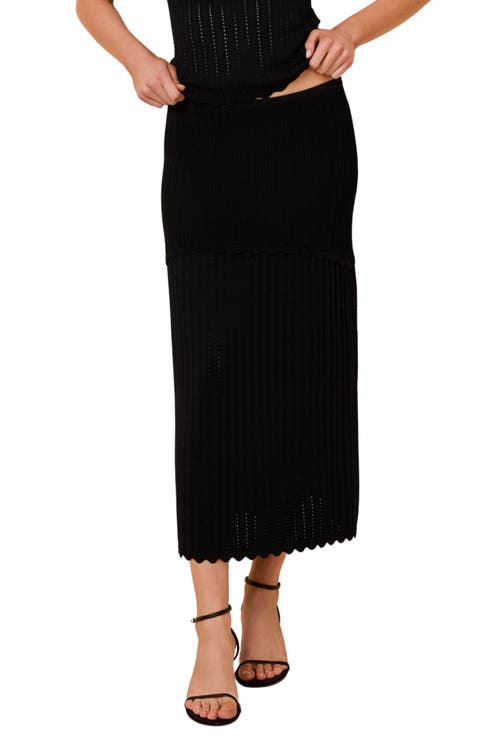 Amara Rib Knit Midi Skirt
