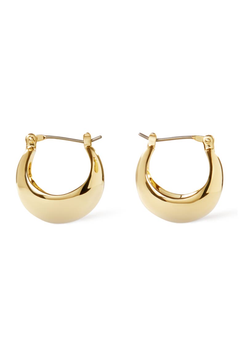 Hoop Earrings - Abby, Main, color, Gold