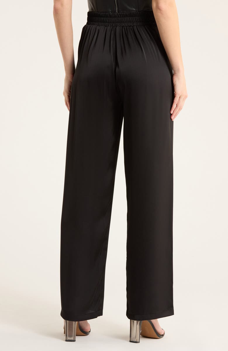 RDI Satin Wide Leg Pants, Alternate, color, Black