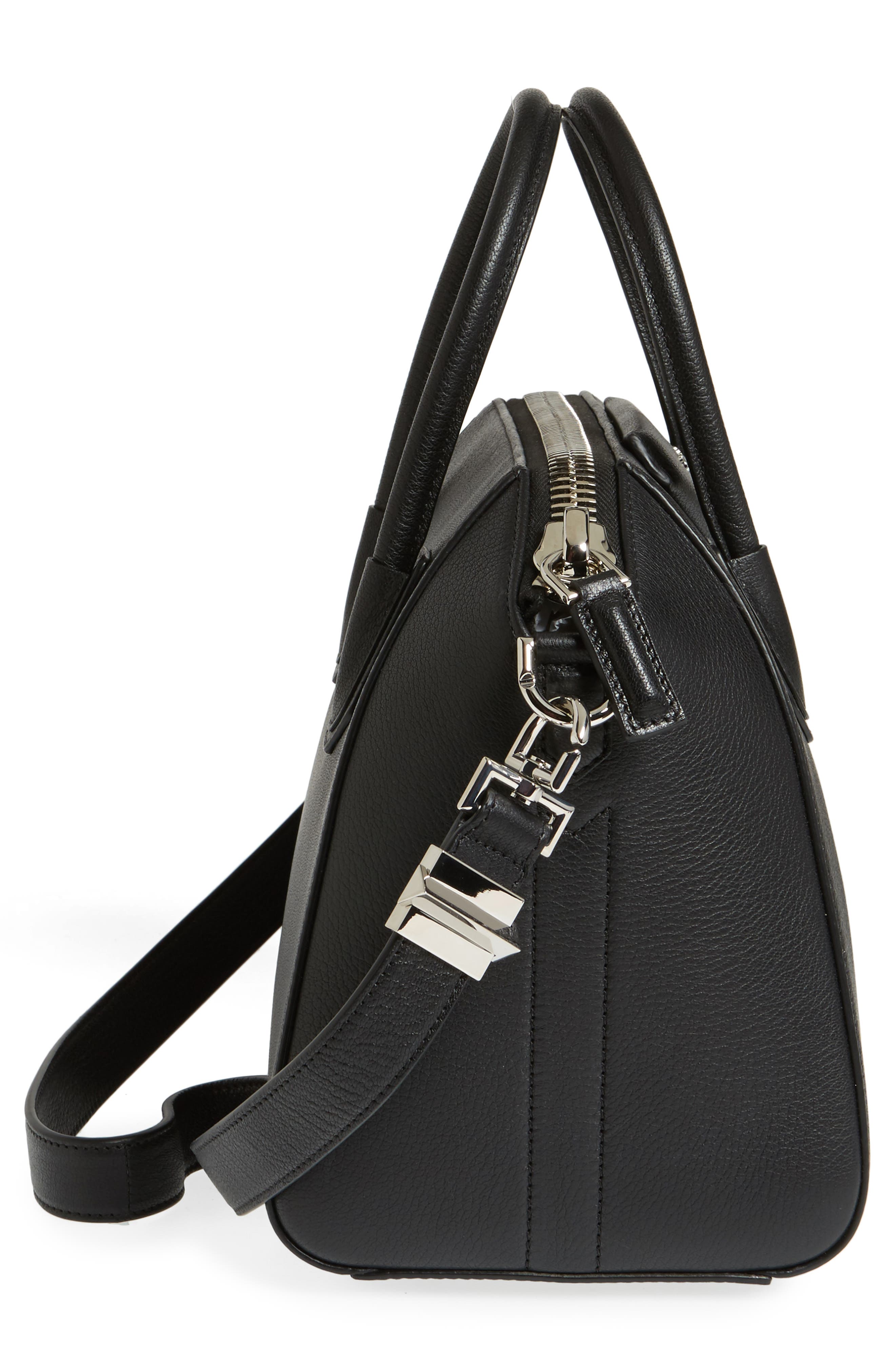 Givenchy Small Antigona Leather Satchel, Alternate, color, 