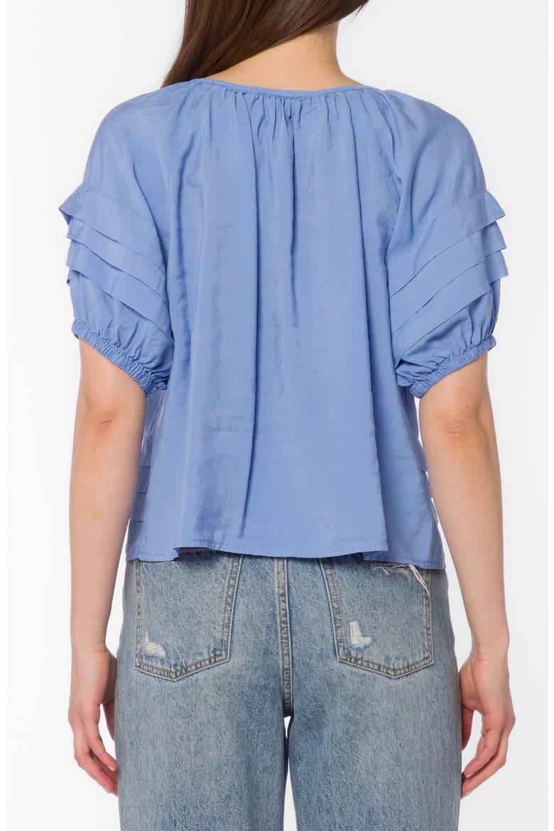 Tashia Puff Sleeve Top, Alternate, color, PERI SKY