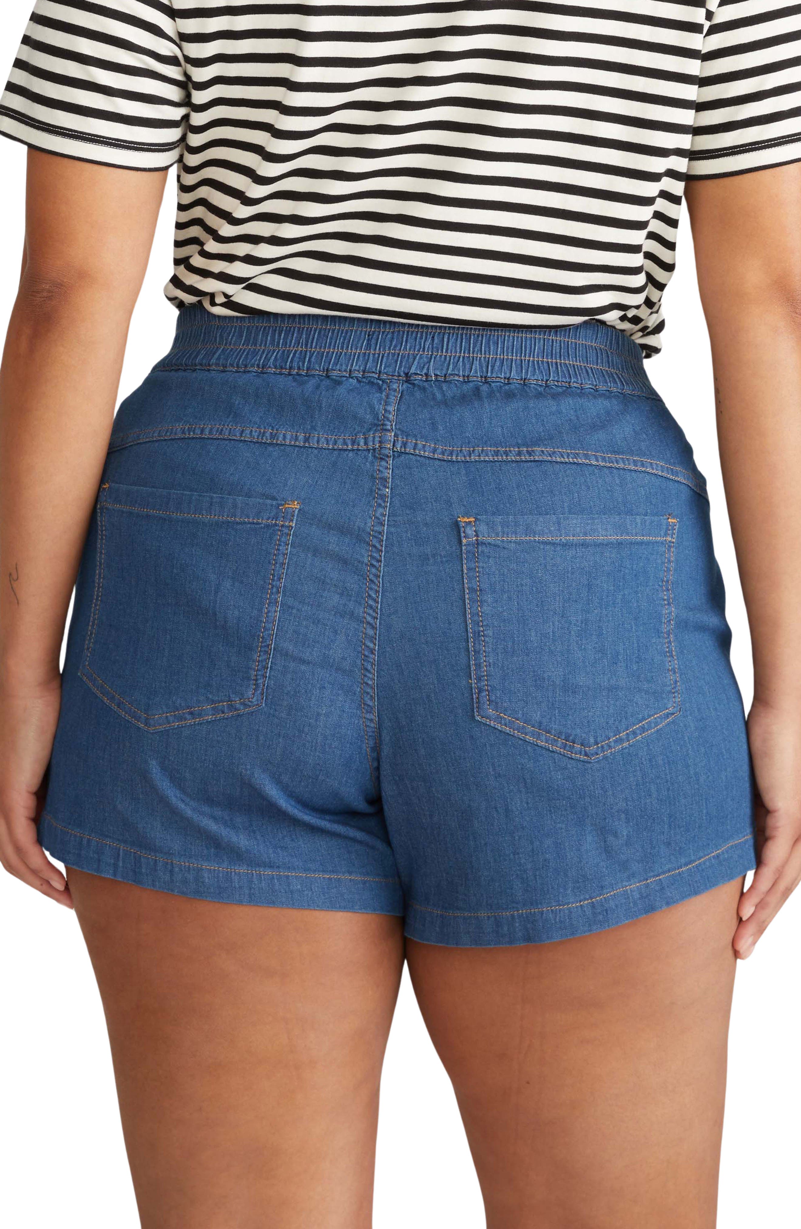 Capri Cotton Chambray Shorts - image 2