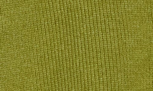 Cyrus Crewneck Button Front Cardigan In Green