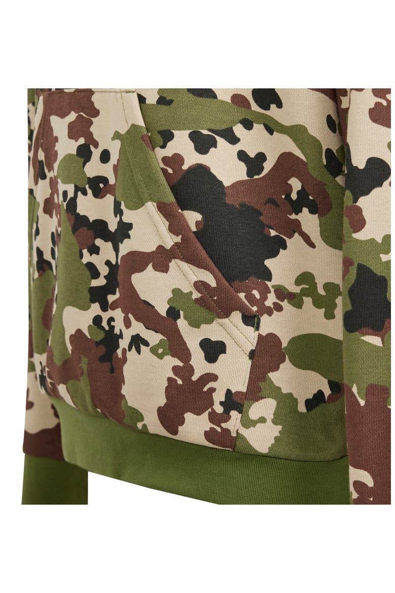Kids' Lifestyle Camo Print Hoodie & Joggers Set, Alternate, color, WILD PINE