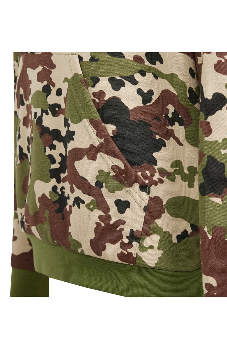 adidas Kids' Lifestyle Camo Print Hoodie & Joggers Set, Alternate, color, 