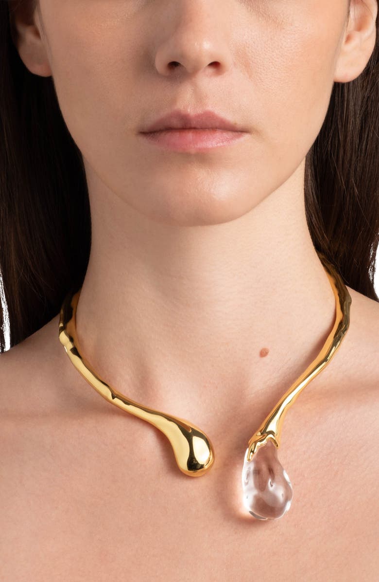 Alexis Bittar Liquid Lucite<sup>®</sup> Sprout Collar Necklace, Alternate, color,