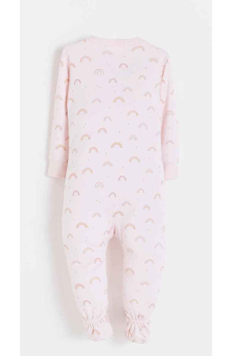 Babycottons Whimsy Snug Zip Footed Pajama for Infant, Alternate, color, Pink