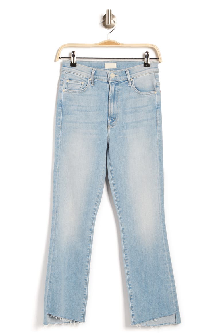 The Insider High Waist Crop Step Fray Jeans, Alternate, color, CRAFTY SIDE