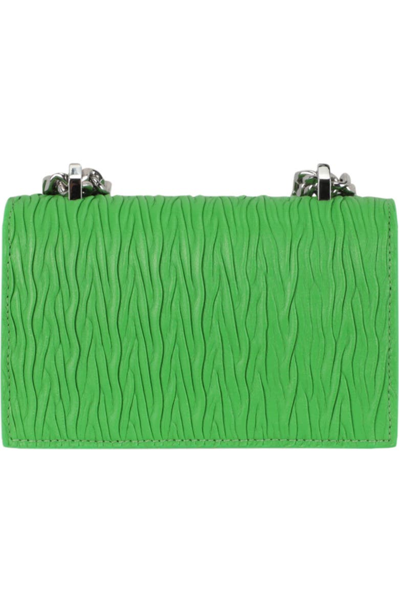 McQueen Mini Jeweled Shoulder Bag, Alternate, color, Acid Green