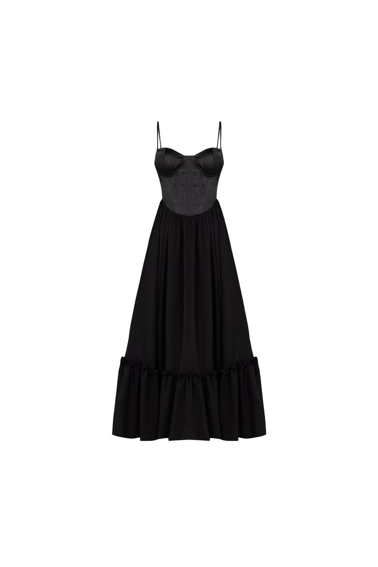 Your *Itch Swan Dress, Alternate, color, BLACK