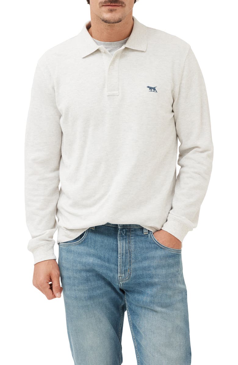 Rodd & Gunn Gunn Piqué Polo, Main, color, Cloud