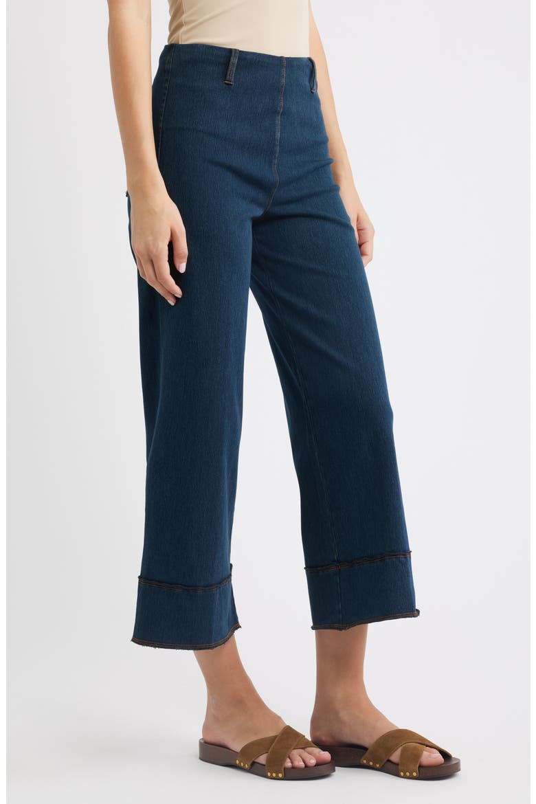 Margo High Waist Crop Jeans, Alternate, color, INDIGO