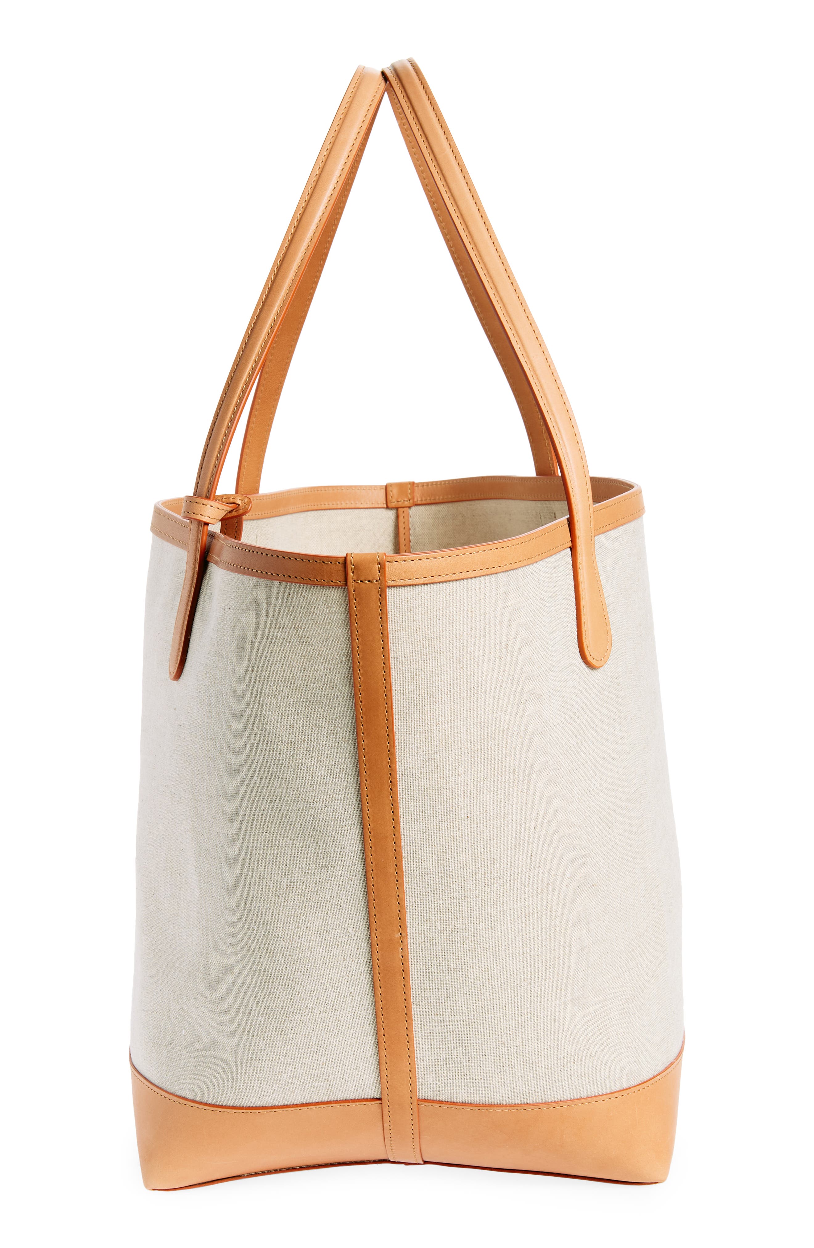 Mansur Gavriel Everyday Soft Canvas & Leather Tote, Alternate, color, 