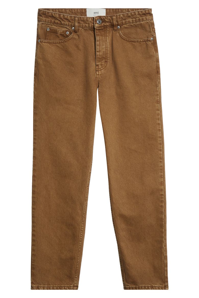 Tapered Leg Jeans, Alternate, color, 216 HAZELNUT
