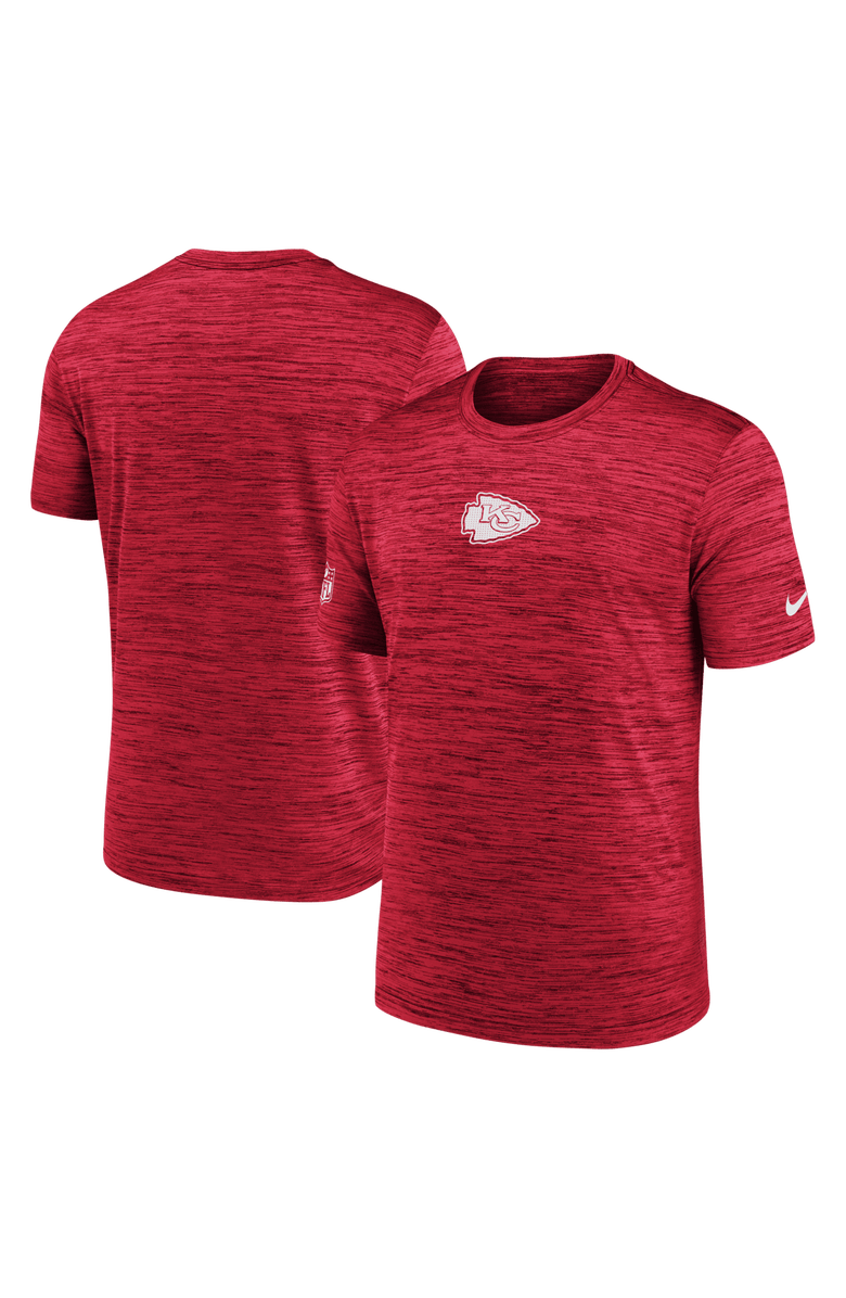 Nike Men's Nike Red Kansas City Chiefs Big & Tall Sideline Velocity Performance T-Shirt, Alternate, color, Red