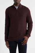 Nordstrom Cotton & Cashmere Quarter Zip Sweater