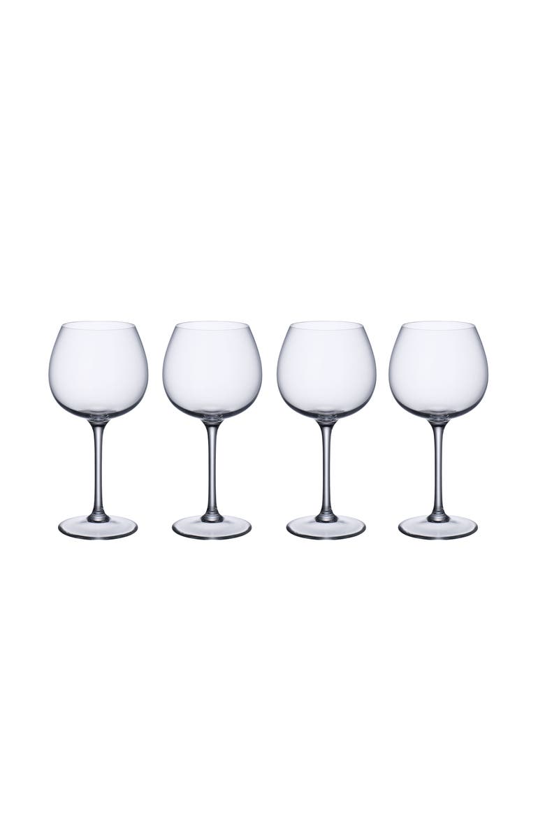 Villeroy & Boch Purismo Wine Full-Bodied Red Wine Goblets, Set of 4, Alternate, color, Clear