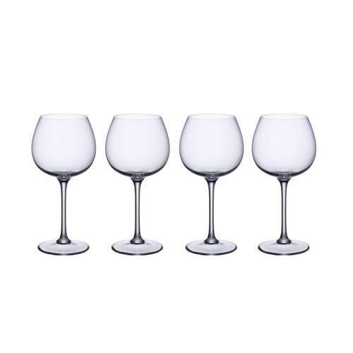 Villeroy & Boch Purismo Wine Full-bodied Red Wine Goblets, Set Of 4 In Clear