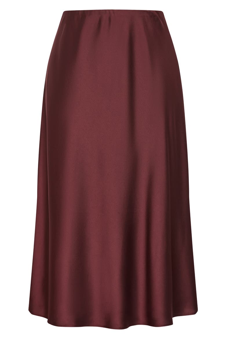 Miranda Midi Skirt, Alternate, color, CHOCOLATE CHERRY