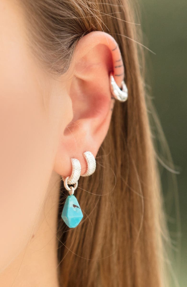 Monica Vinader Geometric Stone Pendant Charm, Alternate, color, 