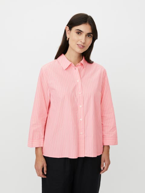 MaIsalina Striped 3/4 Sleeve Shirt