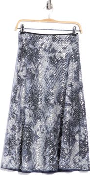 DVF Araminta Sequin Midi Skirt