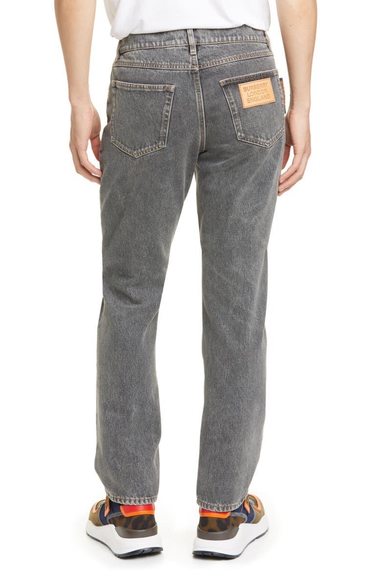 Straight Leg Jeans, Alternate, color, GREY