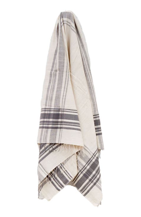 Cabin Hatch Cotton Throw Blanket