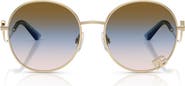 Dolce&Gabbana 56mm Gradient Round Sunglasses