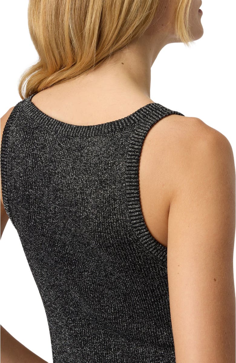 Missoni Tank Top In Viscose And Lamé Blend, Alternate, color, Silver
