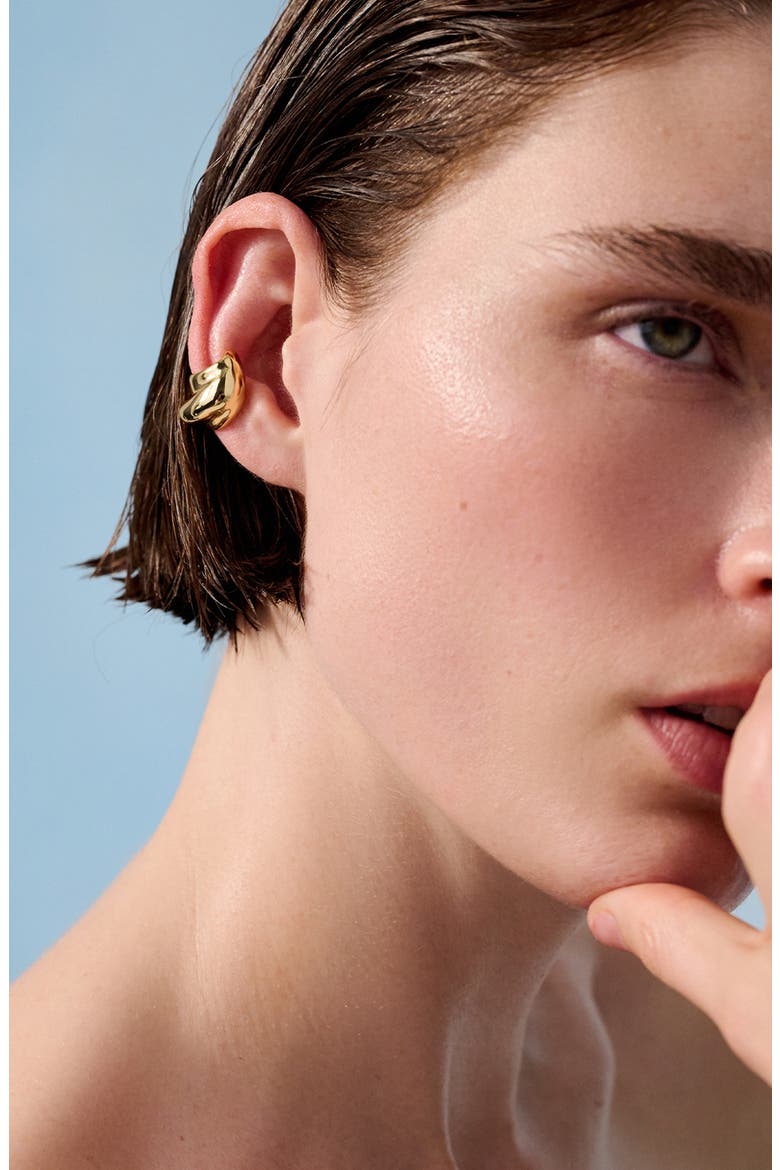 Lydia Ear Cuff, Alternate, color, HIGH POLISH GOLD