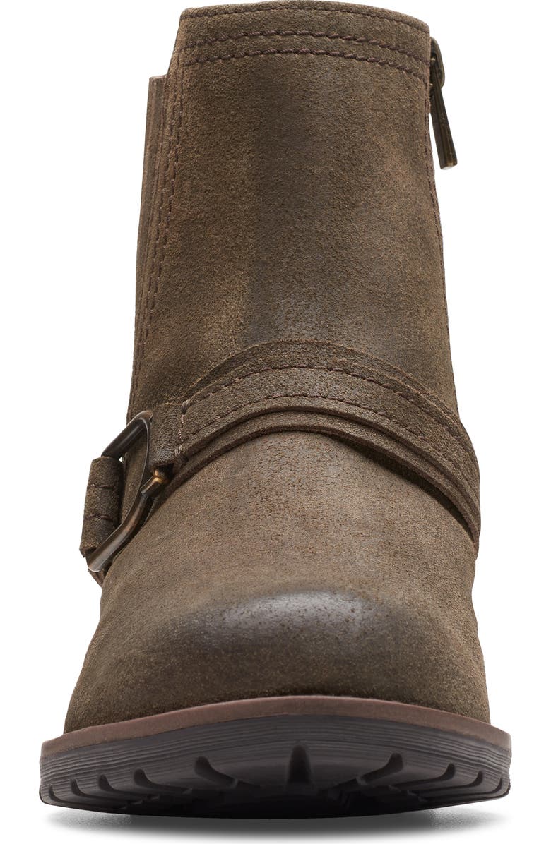 Clarks<sup>®</sup> Aspra Buckle Ankle Bootie, Alternate, color,