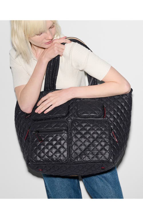 Mz Wallace Large Metro Quilted Nylon Travel Tote
