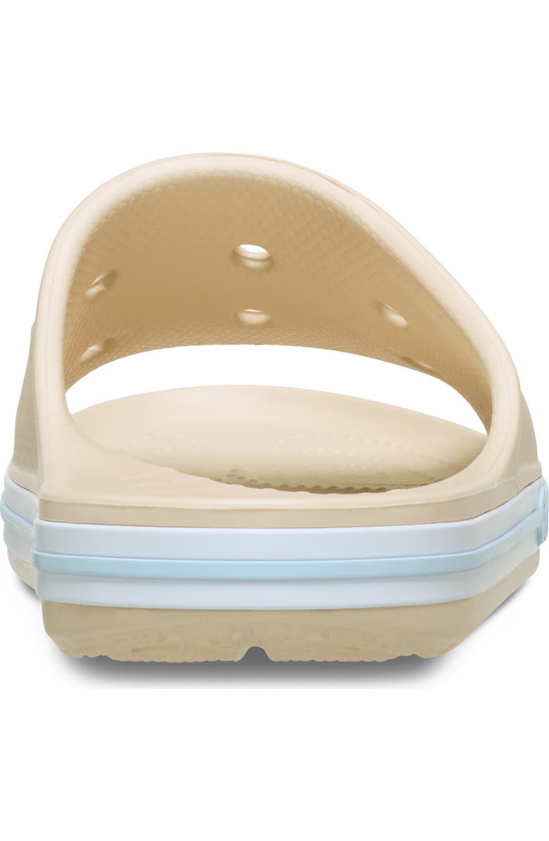 CROCS Bayaband Slide Sandal, Alternate, color, Winter White/ Multi