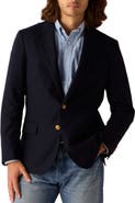 Robert Talbott Booth Single Breasted Brushed Wool Blazer